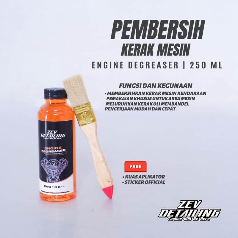 ZEV DETAILING ENGINE DEGREASER: Mesin Kinclong, Hati Senang!