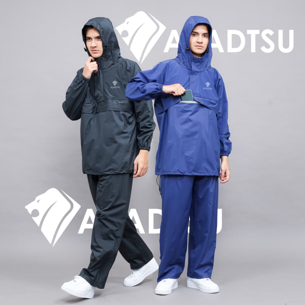 ASADTSU Jas Hujan Saku Doraemon: Anti Basah, Anti Ribet, Penuh Gaya!