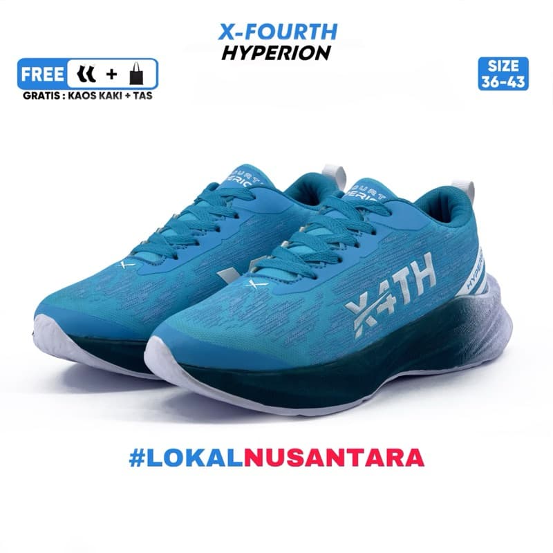 Review X-Fourth HYPERION: Sepatu Lari Lokal Serbaguna?
