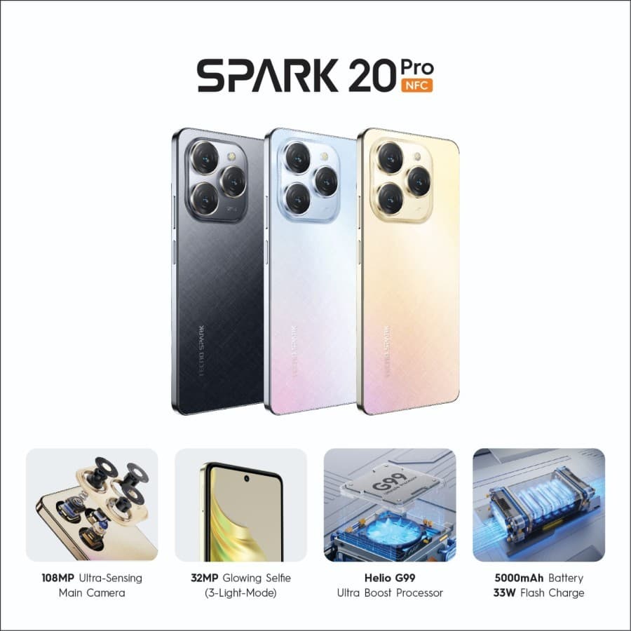 Review Tecno Spark 20 Pro: Ganteng Doang atau Jagoan Beneran?