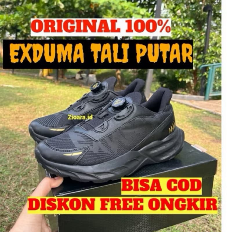 Review Exduma Potenzio: Sepatu Tali Putar Anti Ribet!