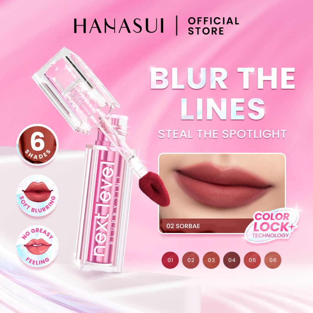 Review Hanasui Next Level Blurry Tint: Bibir Filter Paris, Harga Irit?