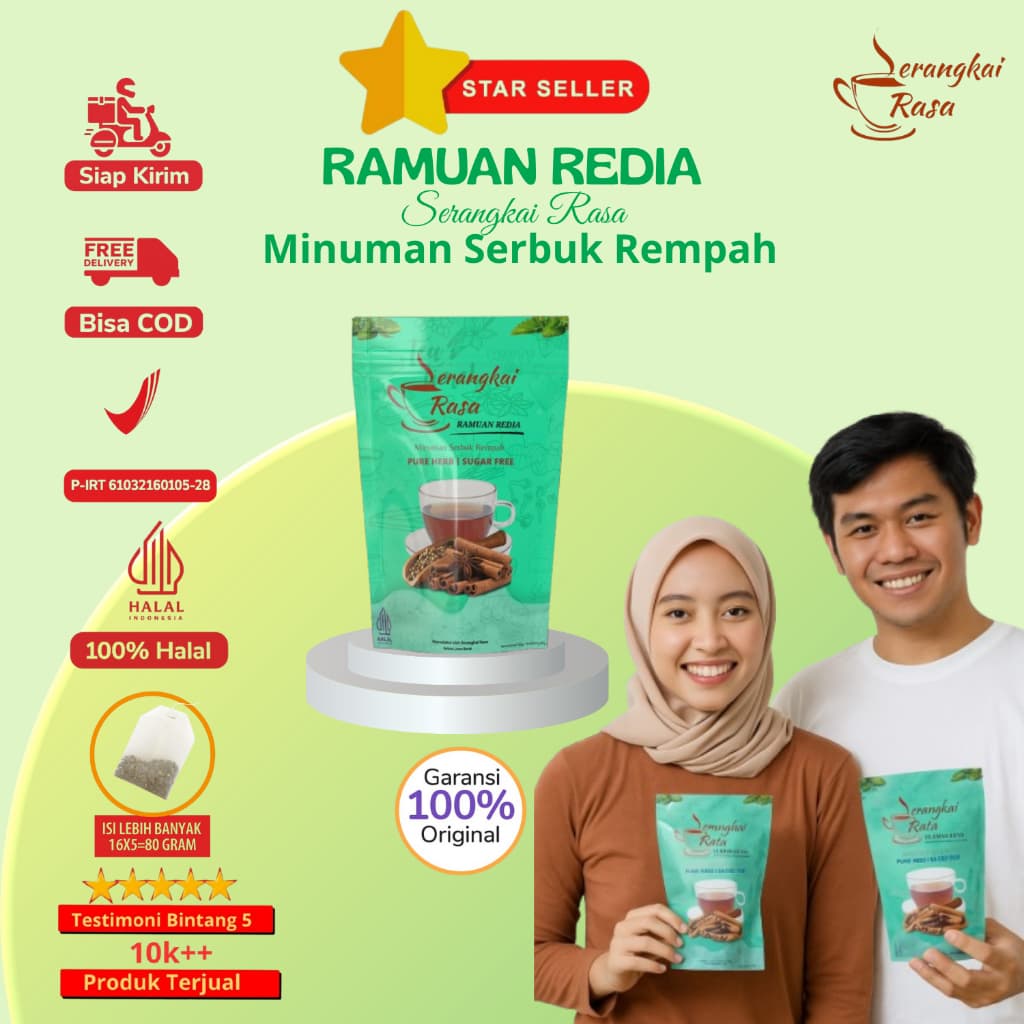 Review Rempah Serangkai Redia: Teh JSR Anti Diabetes Praktis?