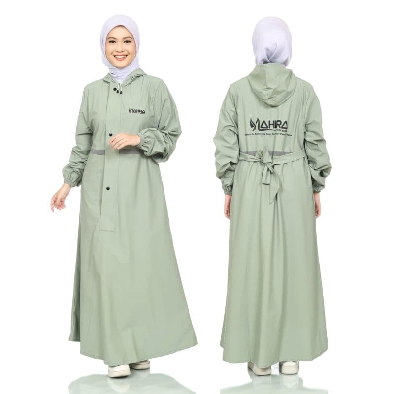 Review Jas Hujan Gamis MAHIRA: Kering & Syar'i di Musim Hujan