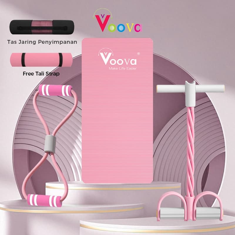 Review VOOVA Paket Yoga: Olahraga di Rumah Anti Ribet?