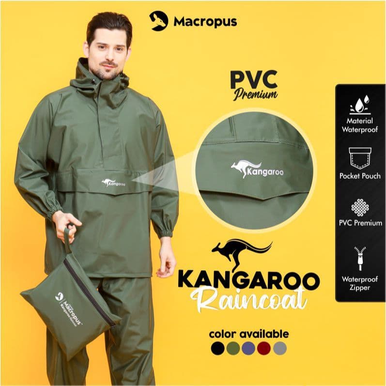 Review Jas Hujan KANGAROO Macropus: Siap Terjang Badai?
