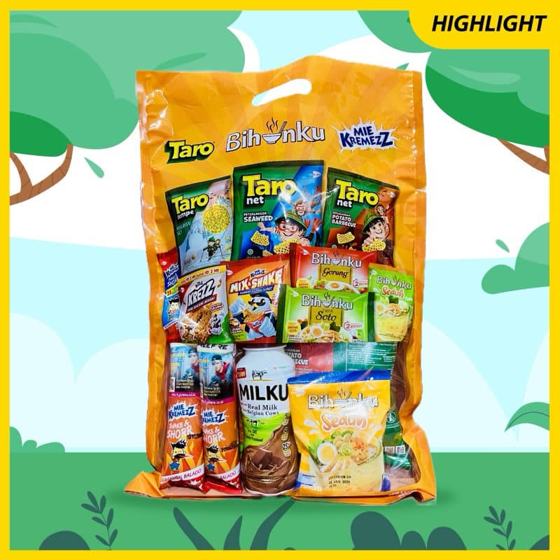 Review Paket Taro Mie Kremezz Bihunku: Kombo Snack Legendaris!