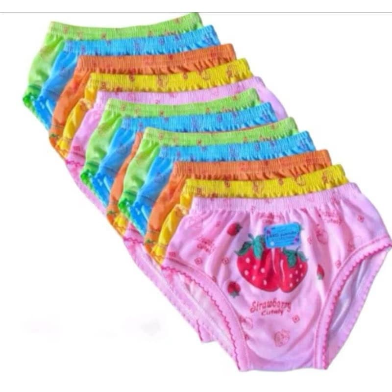 Review Celana Dalam Anak STRAWBERRY: Murah Meriah Isi 12!
