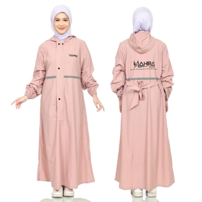 Jas Hujan Gamis MAHIRA: Tetap Syar'i, Anti Badai!
