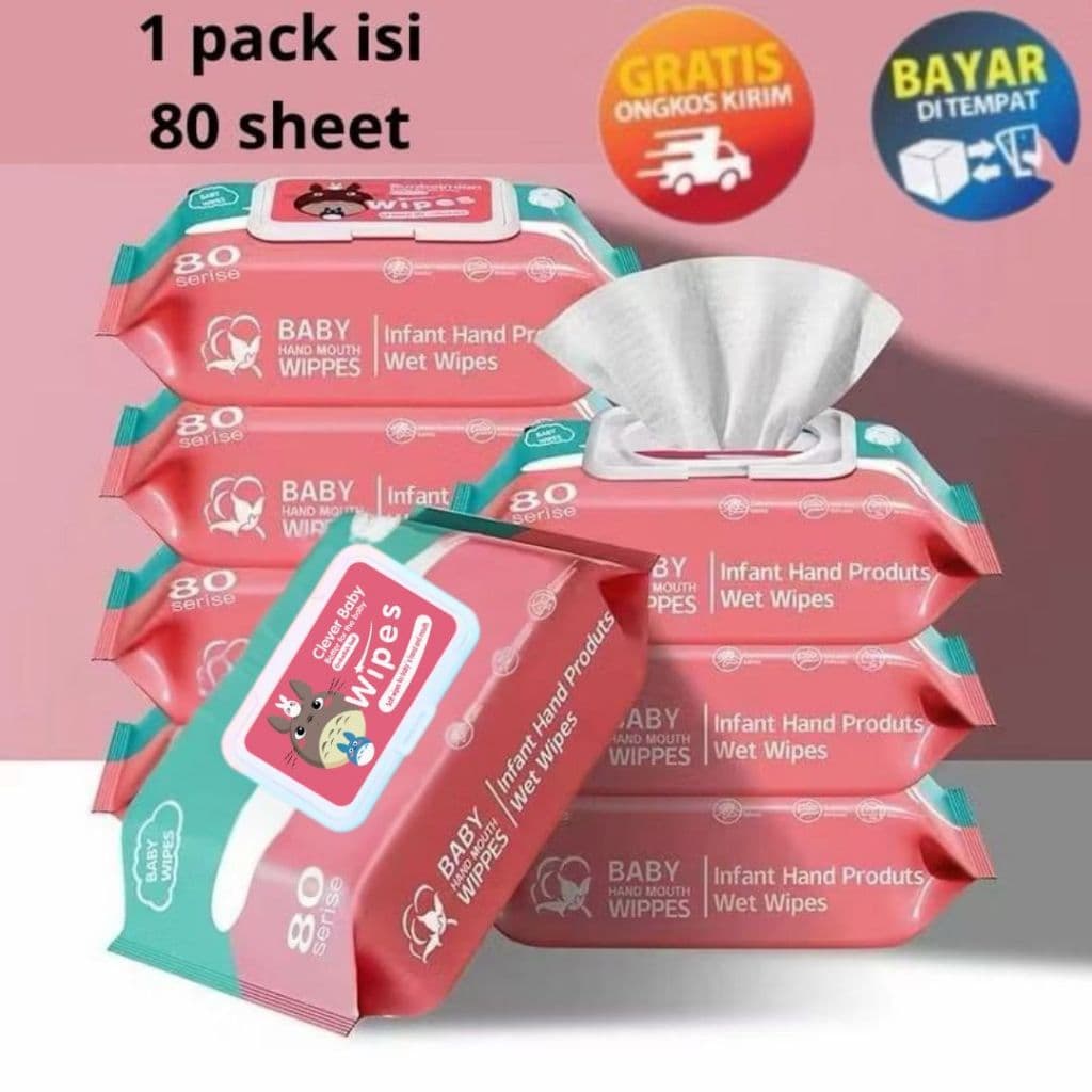 Review Tisu Basah Bayi KP122: Murah Meriah Isi 80 Lembar!