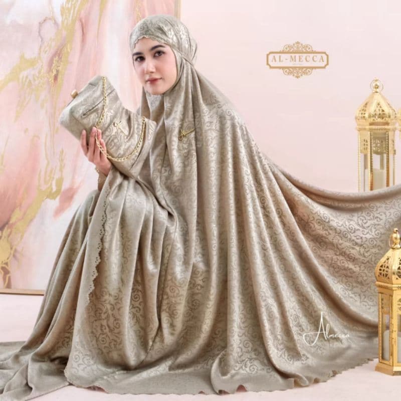 ALMECCA Arumi Series: Mukena Premium 2in1, Elegan & Nyaman