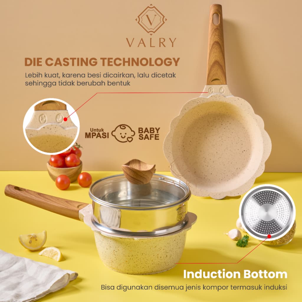 Review Valry Babypan: Panci MPASI Granit Anti Lengket & Anti Drama