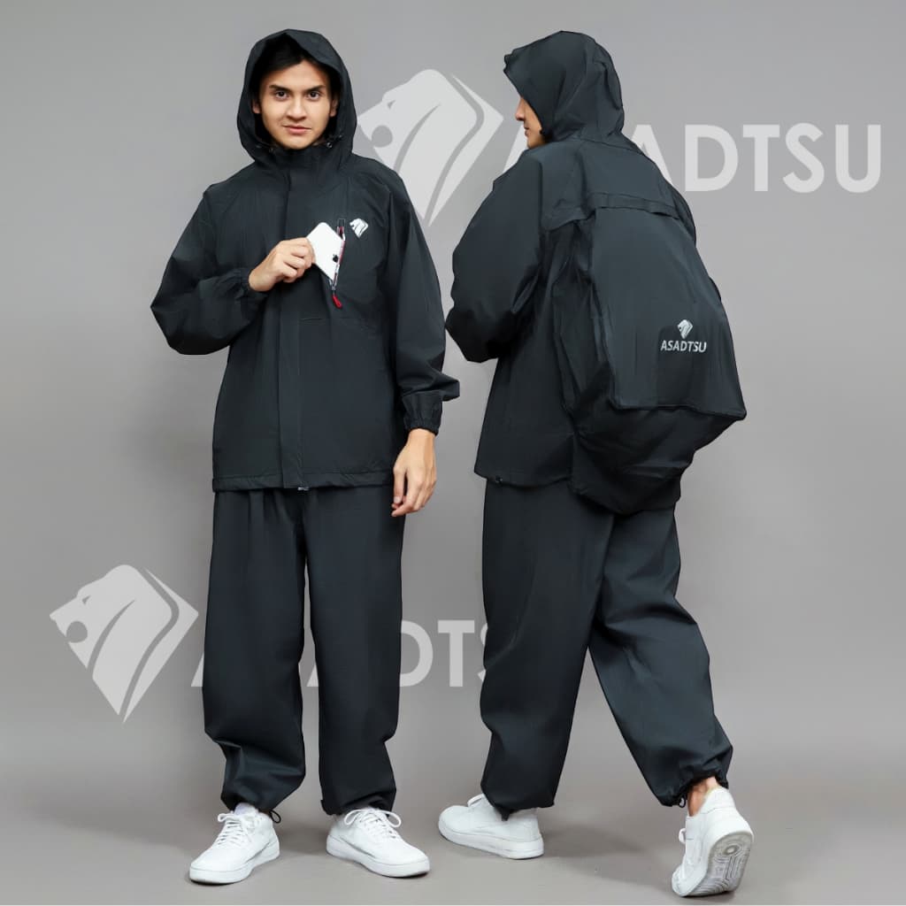 Review ASADTSU Turtle Pack: Jas Hujan Ransel Anti Apek