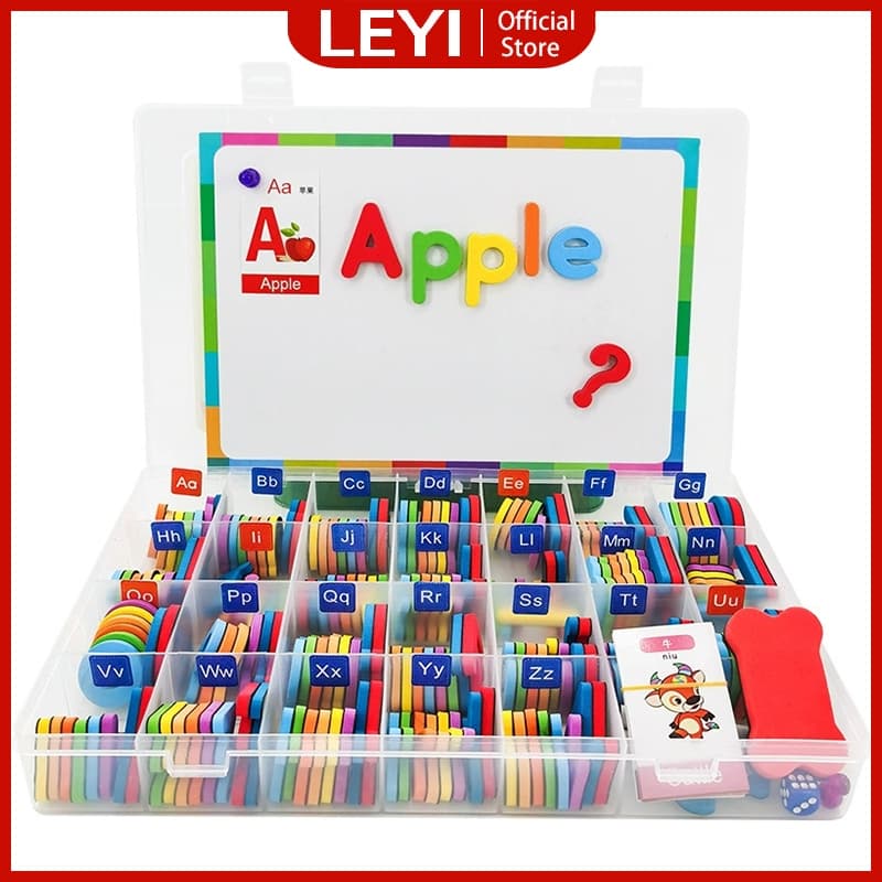 LEYI Mainan Magnet Huruf & Angka: Belajar Jadi Seru!