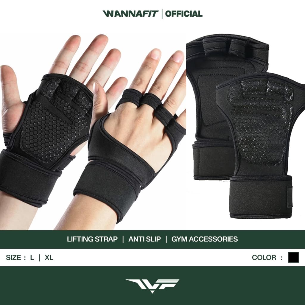 Review WANNAFIT Sarung Tangan Gym Lifting Strap: Grip Kuat, Angkat Berat!