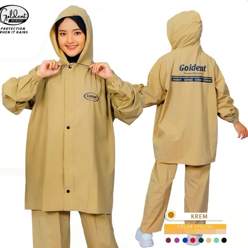 Review Jas Hujan Goldent: Lentur Maksimal, Hujan Lewat!
