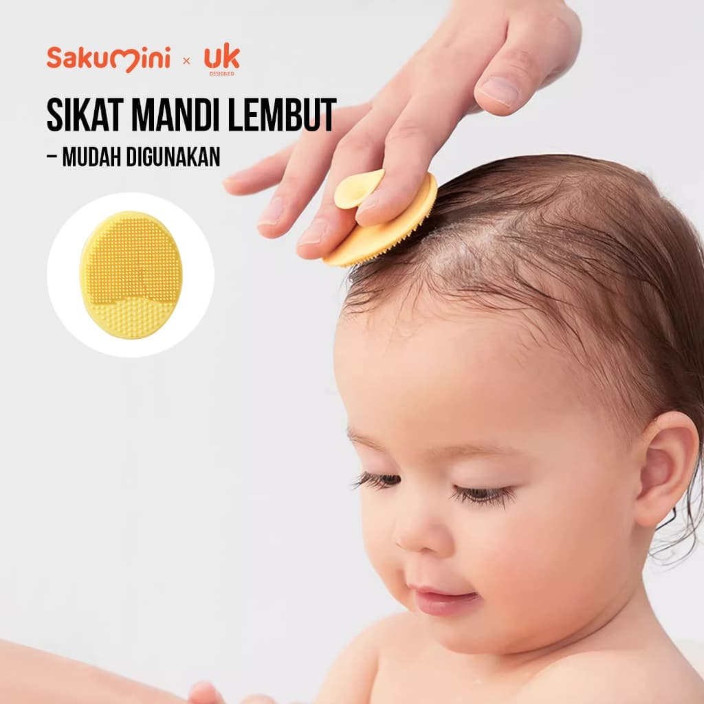 Review Sakumini Shampoo Brush: Sikat Keramas Bayi Anti Drama!