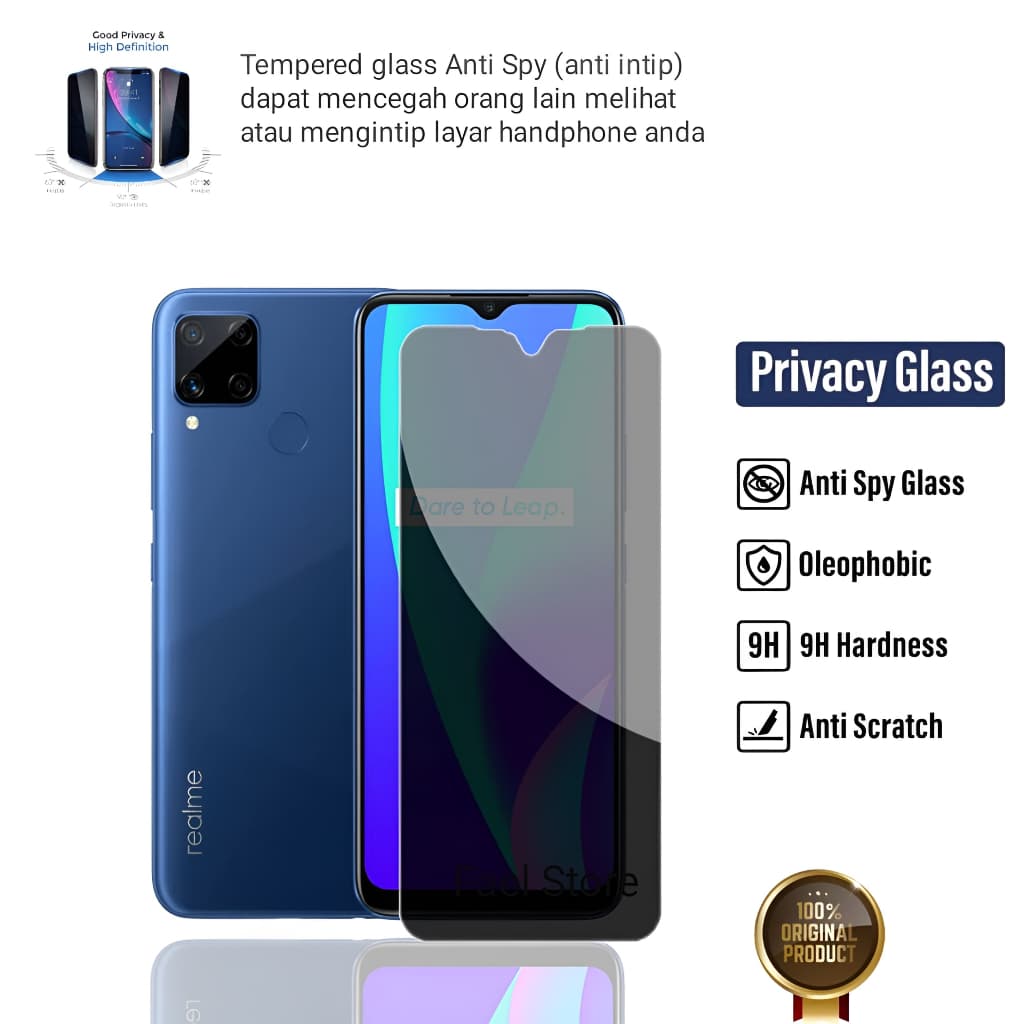 Review Tempered Glass Anti Spy Realme C: Jaga Privasi!