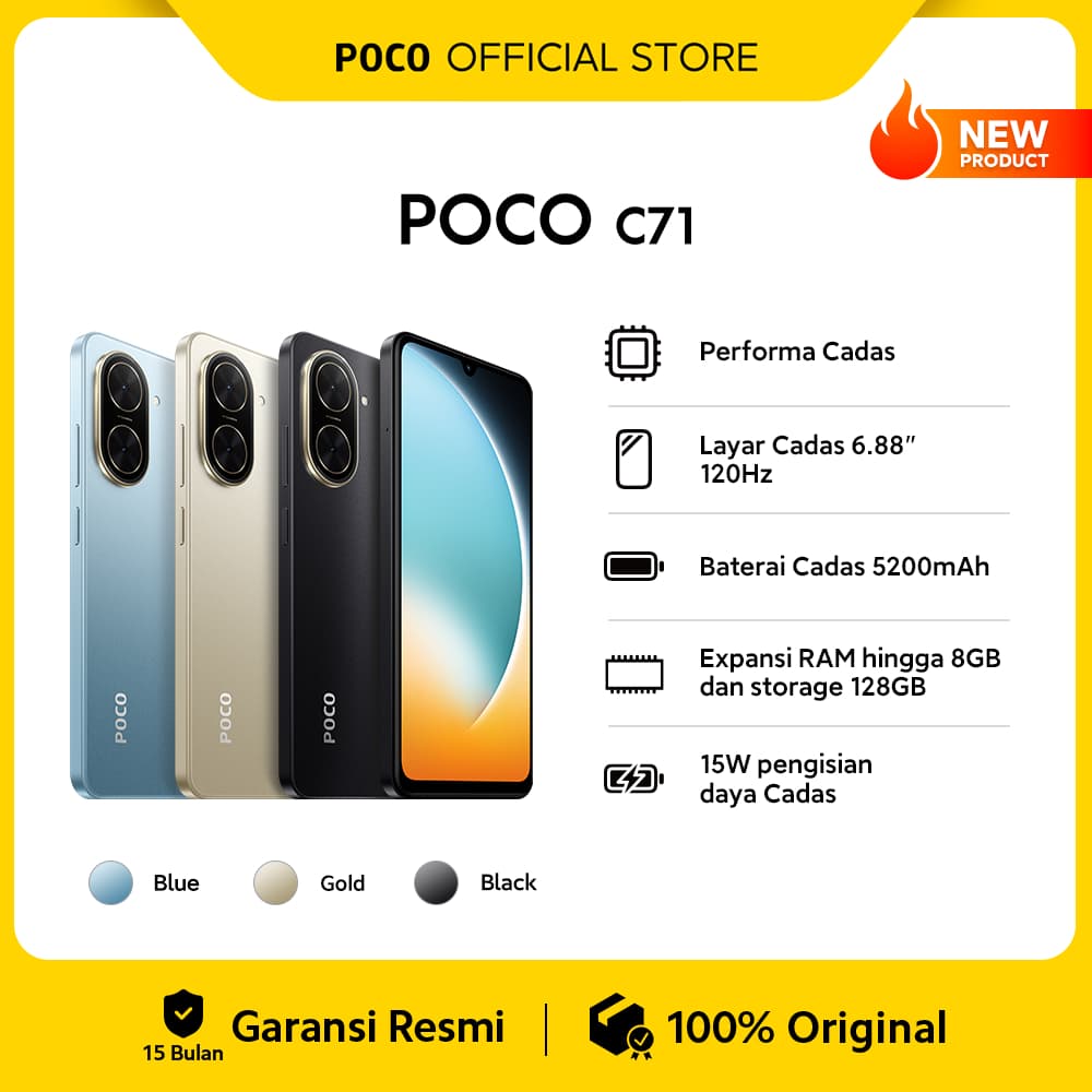 Review POCO C71: HP Murah Spek Dewa atau Cuma Gimmick?