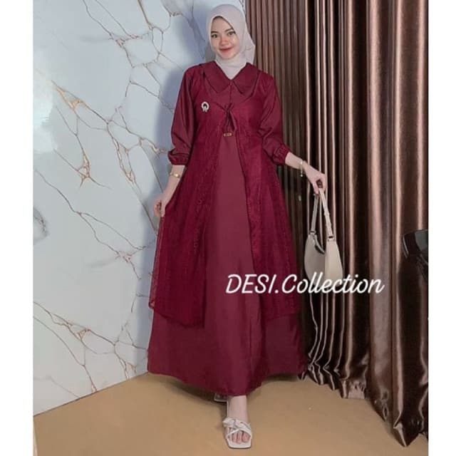 Review Deina Gamis Brokat: Cantik Kekinian Anti Kantong Kering!