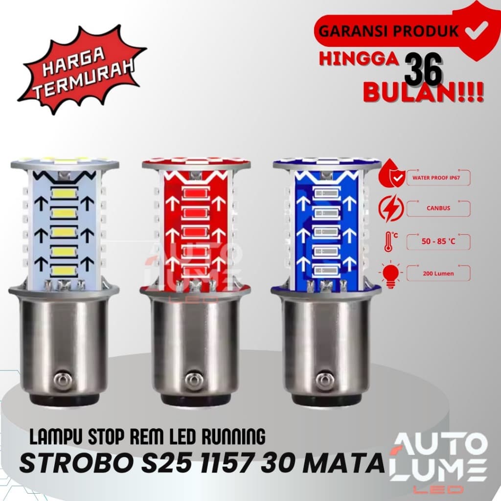Review AutoLume S25 1157: Lampu Rem Strobo Keren & Aman