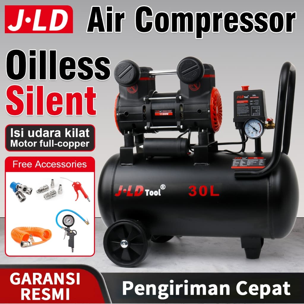 Review JLD 1HP 30L Oilless: Kompresor Angin 'Sopan' Idaman Tetangga