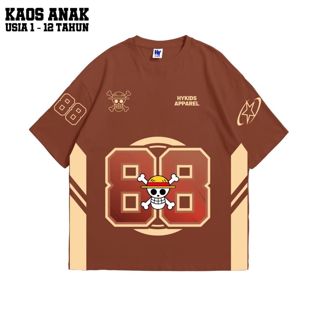 Review Kaos HYKIDS Baseball Luffy: Gaya Skena Si Kecil!