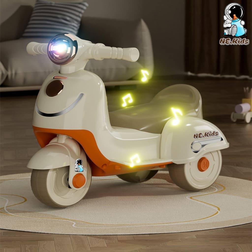 Review NE.KIDS Vespa Anak: Motor Mainan Lucu, Musik & Lampu!