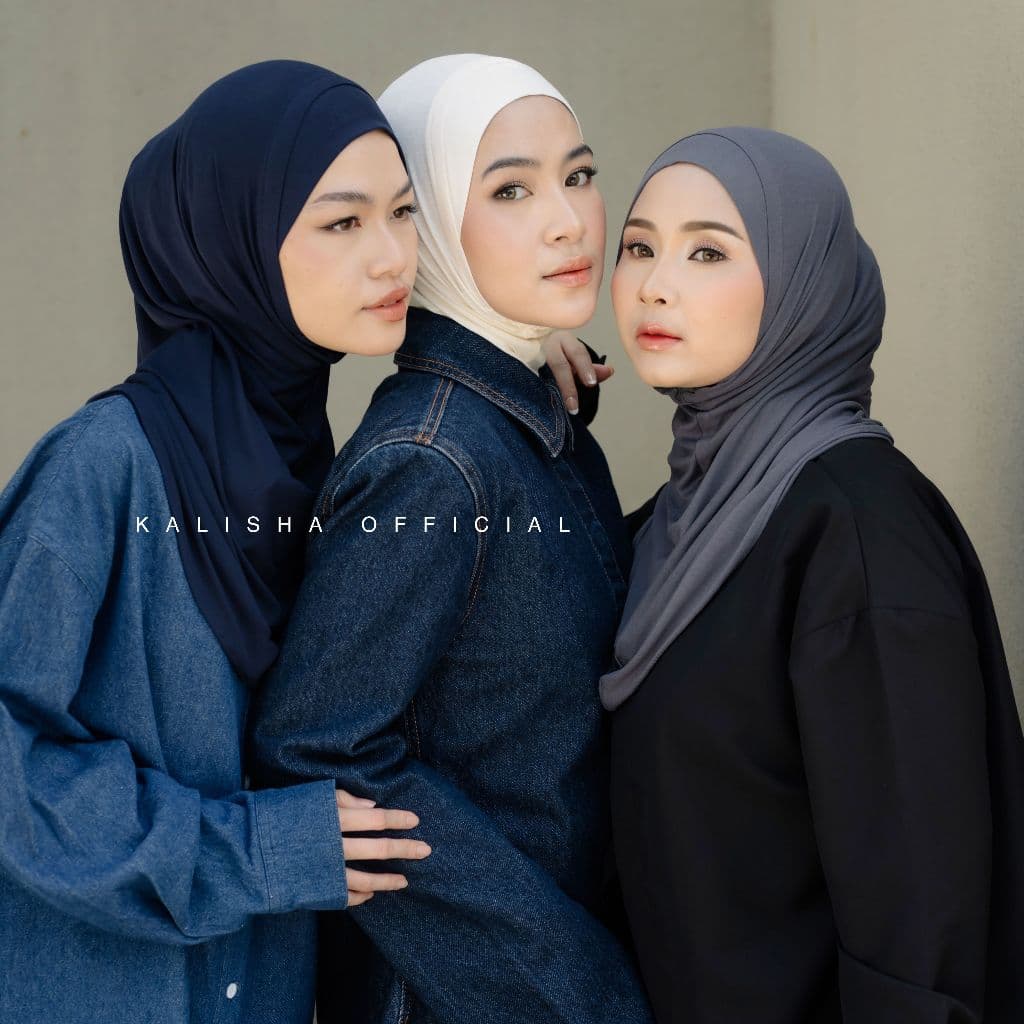 KALISHA X MIMA Vanya: Hijab Instan Rayon Nyaman & Praktis