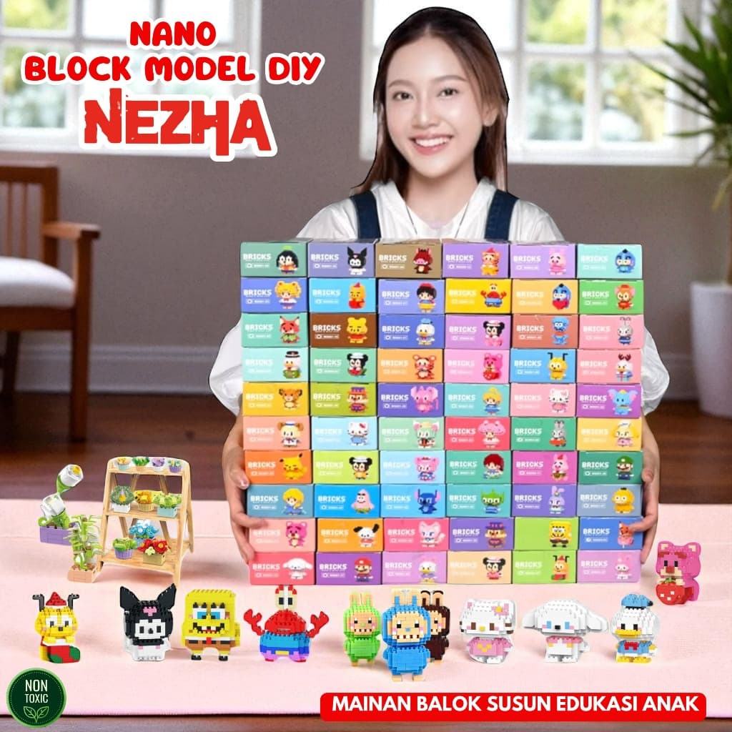 Review Nano Block: Mainan DIY Mini yang Bikin Nagih