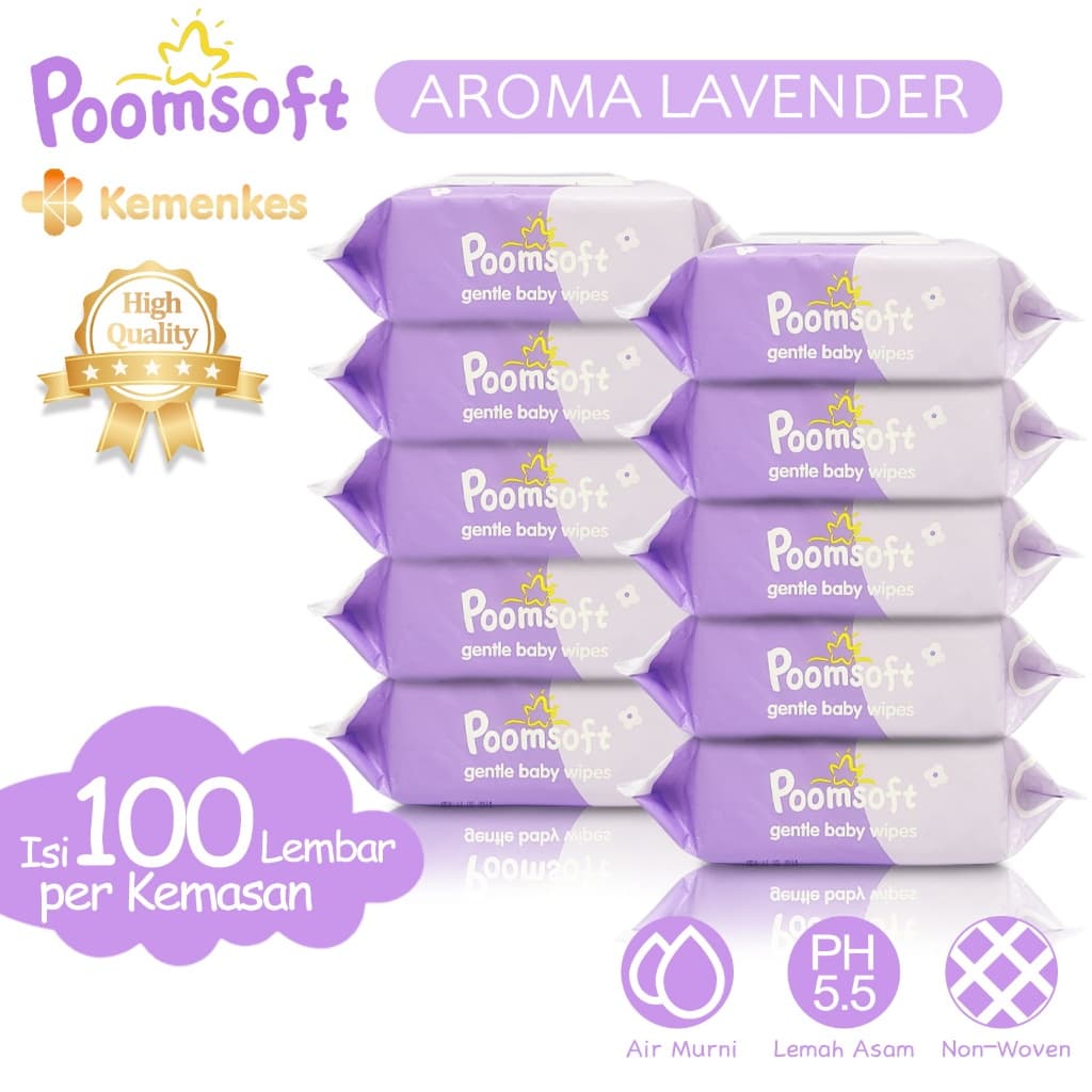 Review Poomsoft: Tisu Basah Bayi Murah Meriah, Aman & Wangi?