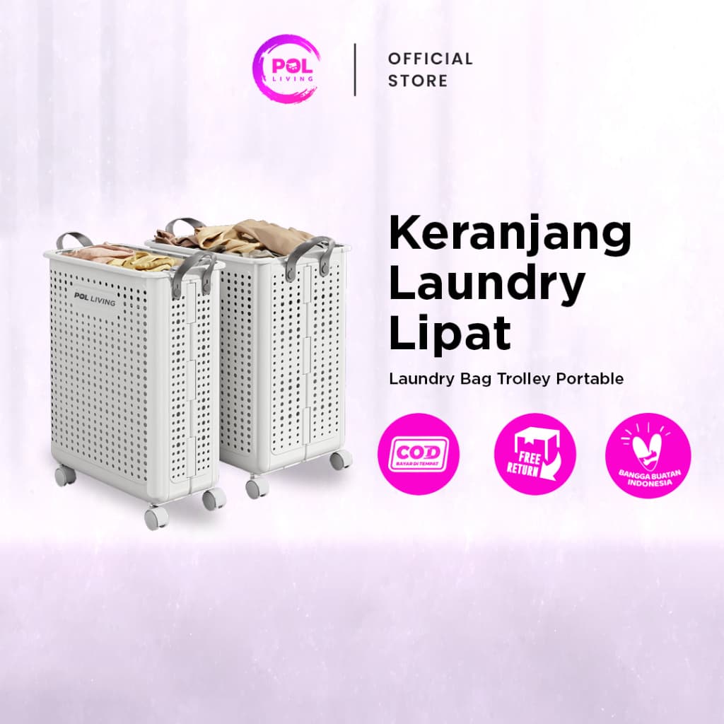 Review POL Keranjang Laundry: Solusi Estetik Tumpukan Baju