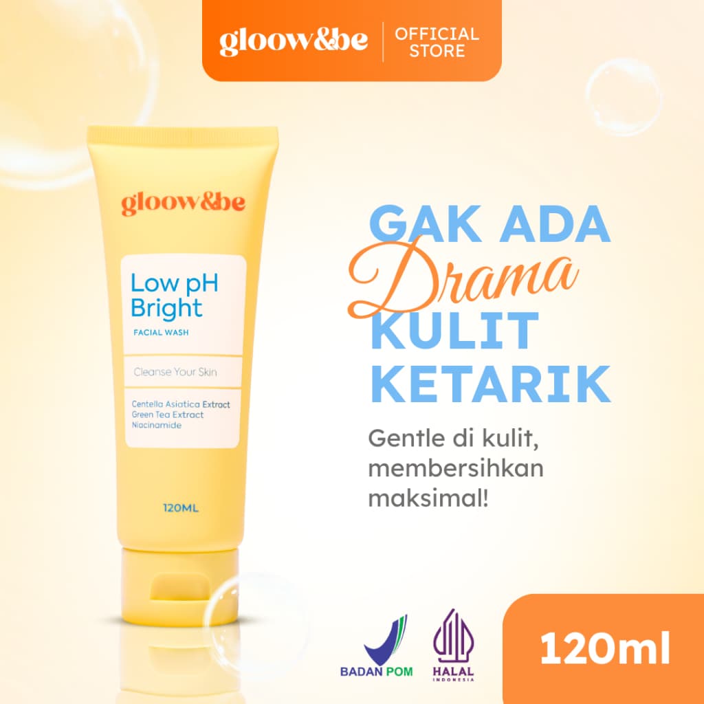 Review Gloow&be Low PH Facial Wash: Murah & Gak Bikin Ketarik!