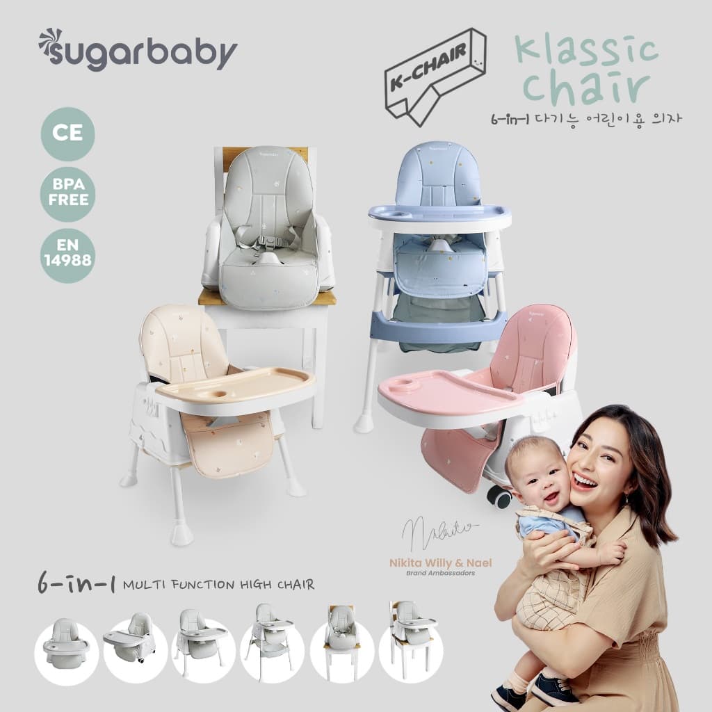 Review Sugarbaby K Chair 6in1: Kursi Makan Bayi Multifungsi Terbaik!