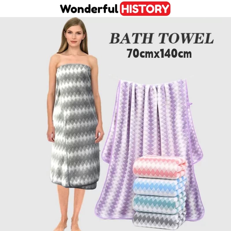 Review Handuk Zig Zag Microfiber: Lembut, Serap Air, Cepat Kering!