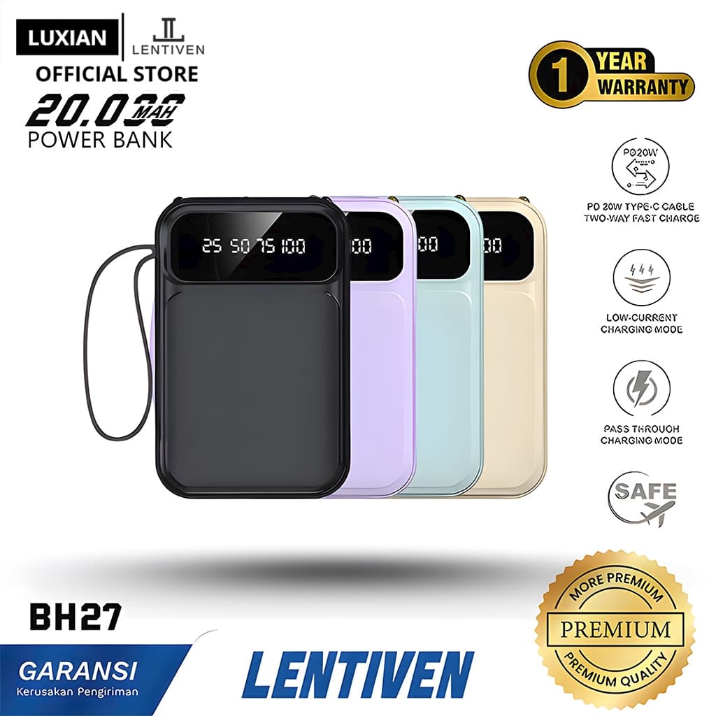 Review LUXIAN LENTIVEN: Powerbank Mini dengan Kejutan!