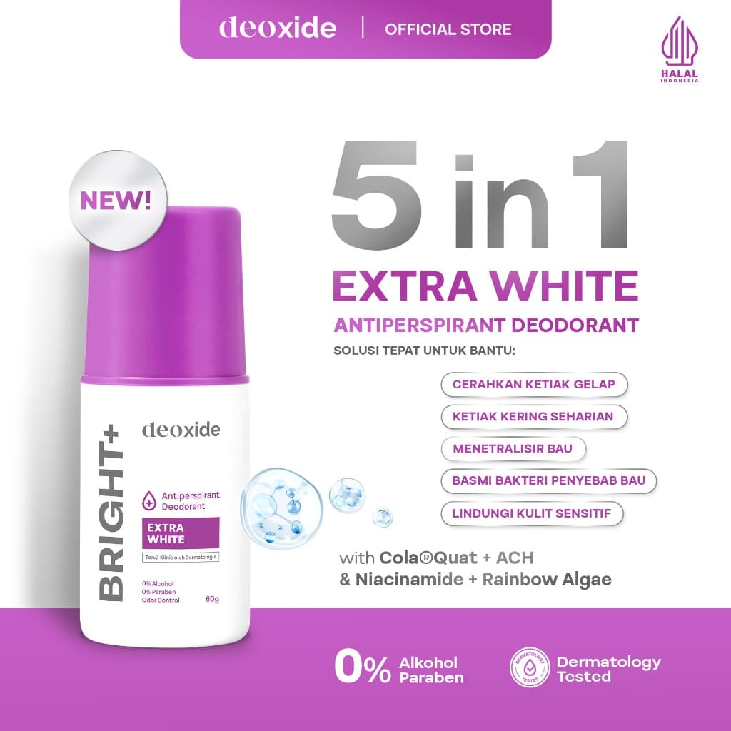 Review Deoxide BRIGHT: Solusi Ketiak Cerah & Bebas Burket?