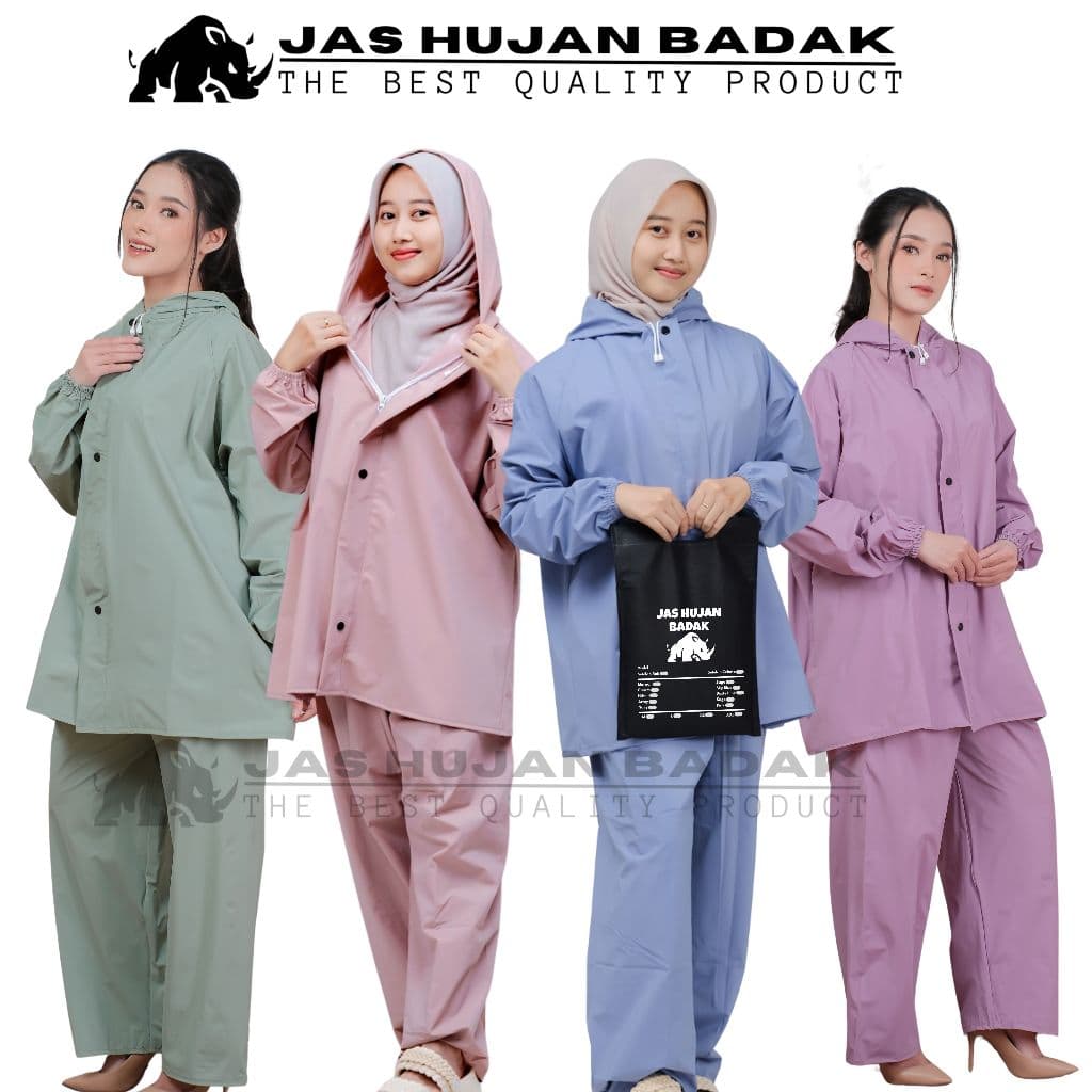 Review Jas Hujan Badak Pastel: Stylish & Anti Basah!