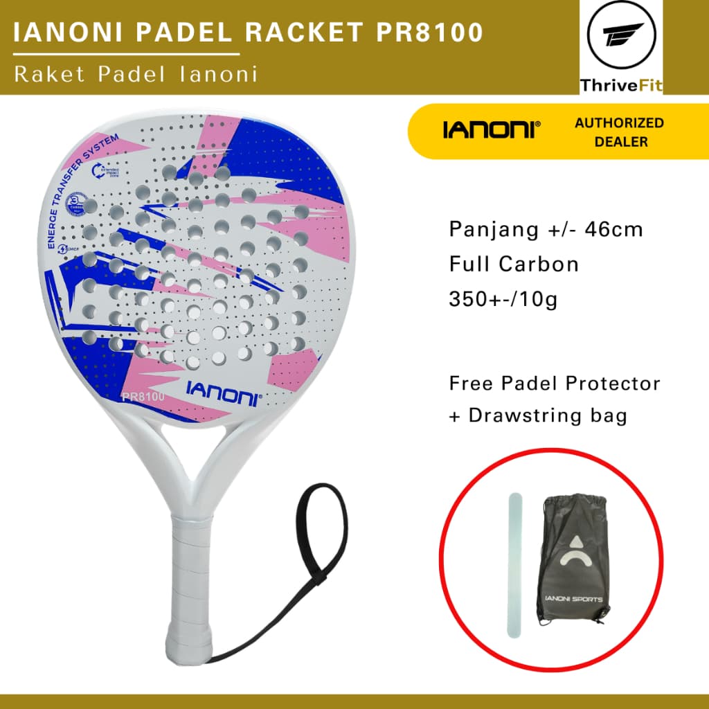 Review IANONI PR8100: Raket Padel Carbon Terbaik untuk Pemula?