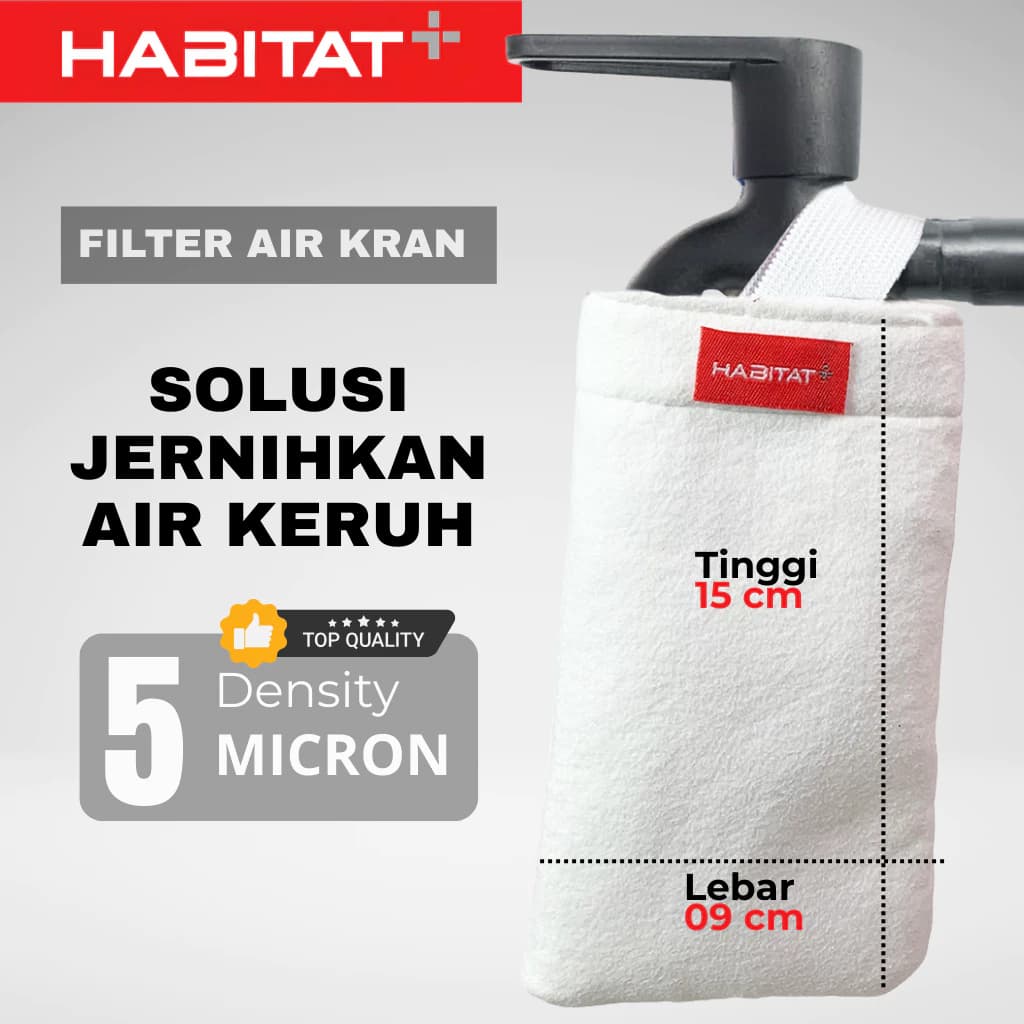 Review HABITATPLUS HBT-01: Saringan Air Keran Jernih Impian?