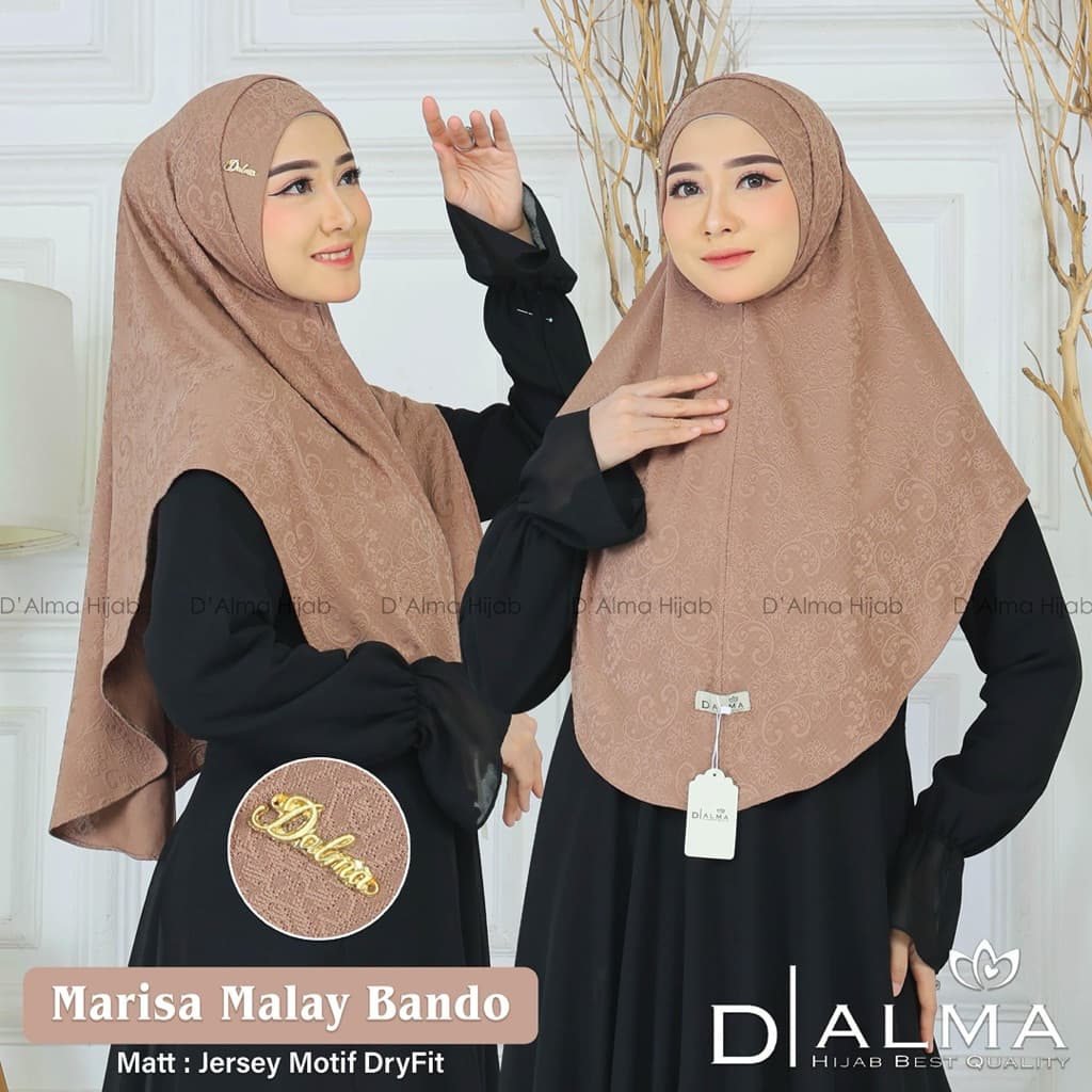 Alma Hijab Andinya Bergo Malay: Instan, Syari, & Stylish!