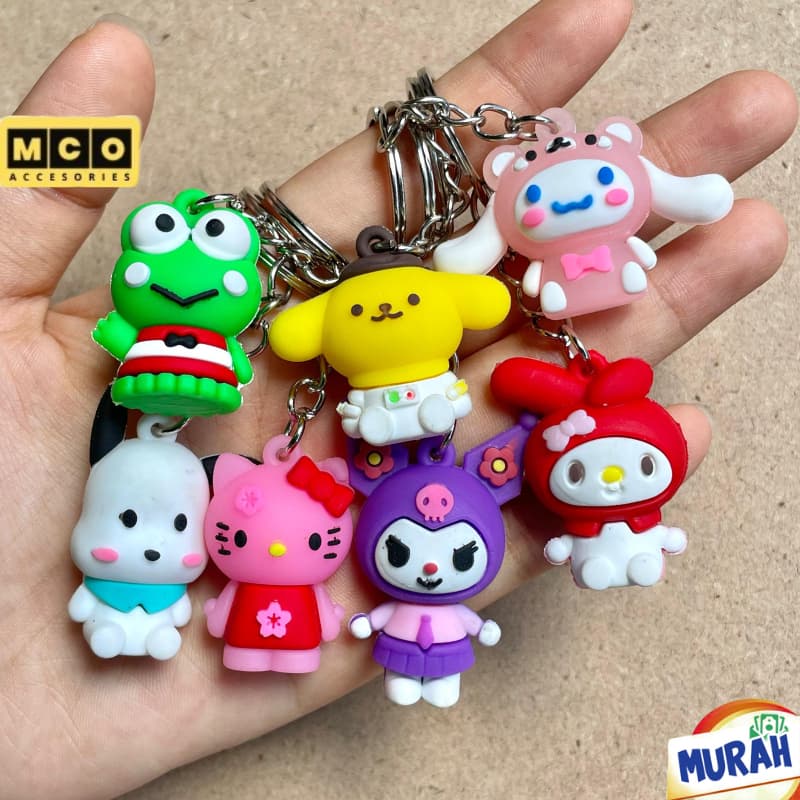 MCO SS106: Gantungan Kunci Labubu Gemoy, Bikin Tas & Kunci Makin Kece!