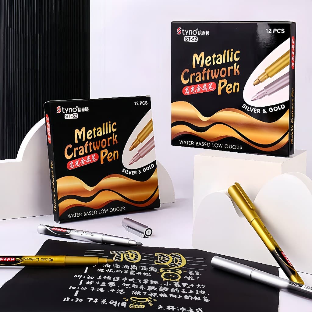 Review Spidol Metalik GN-550: Alat Tempur Para Kreator!