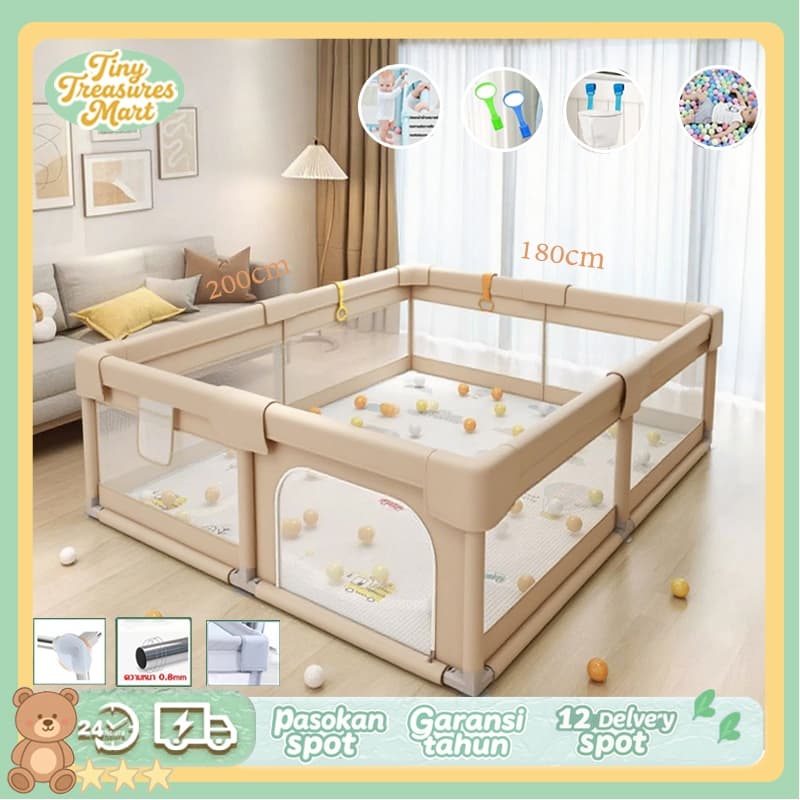 Tiny Treasures Mart: Pagar Bayi Aman & Multifungsi untuk Si Kecil