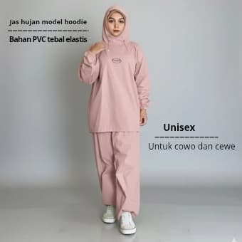 Jas Hujan Hoodie PVC: Anti Bocor, Siap Terjang Badai!