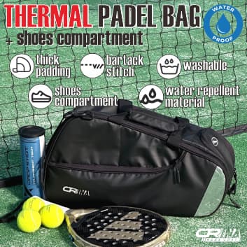 Review Tas Padel THERMAL: Bikin Raket Adem, Main Makin Pede!