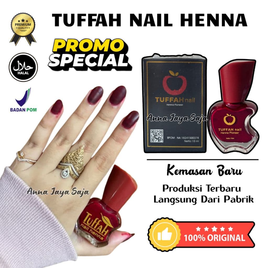 Review Tuffah Nail Henna: Kutek Halal Sah Buat Sholat?