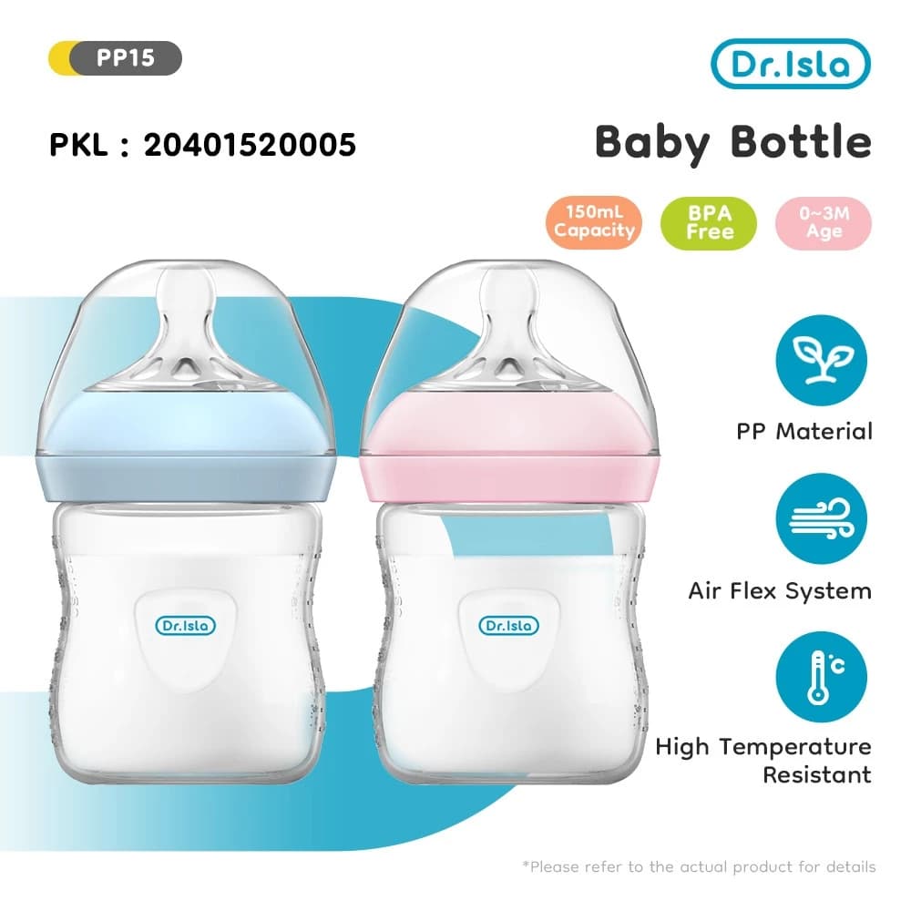 Review Dr.isla PP15: Botol Susu Anti-Kolik Penyelamat Orang Tua Baru