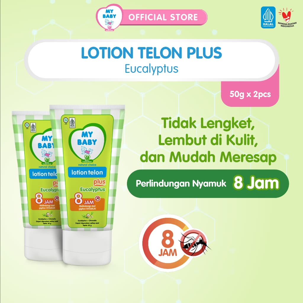 MY BABY Lotion Telon Plus Eucalyptus: Hangat & Anti Nyamuk 8 Jam!