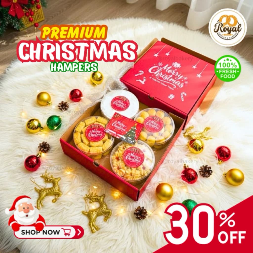 Kue Kering Premium Aneka Rasa: Hampers Natal & Lebaran Terbaik!
